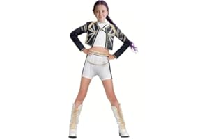 HIDLY New Demon Costumes Pop Singer Embroidery Coat Top Shorts Costume Dance Stage Outfit Set