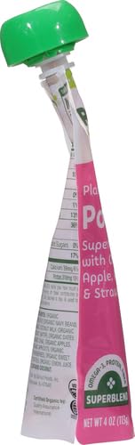 SPROUT ORGANIC APPLE APRICOT STRAWBERRY SUPERFRUIT, 4.22 OZ POUCH