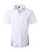 Taobian Mens Casual Business Short Sleeve Button Down Dress Shirt Slim Fit Cotton Shirts