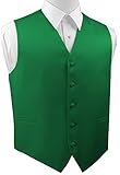 Brand Q Men's Tuxedo Vest in Green