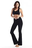 Viosi Women's Premium 250gsm Fold Over Cotton Spandex Lounge Yoga Pants