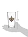 Great American Products NFL Pint Ale Primary Logo Glass Set with Football Bottom (2-Piece), Clear Glass