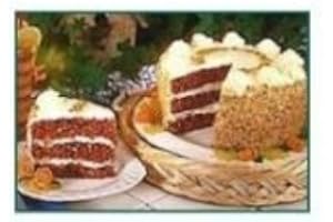 Lawlers Desserts Colossal Carrot Cake - 10 Cut, 112 Ounce - 2 per case.