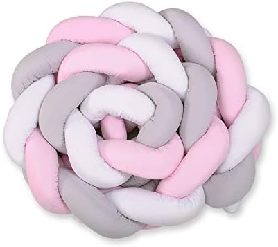 La Chambre De Bebe Longueur 360 Cm Fabrication Europeenne Tour De Lit Bebe Complet Magic Loop Xxl Blanc Gris Rose Hauteur Cm Tissu 100 Coton Bebe Puericulture Groupisd Com