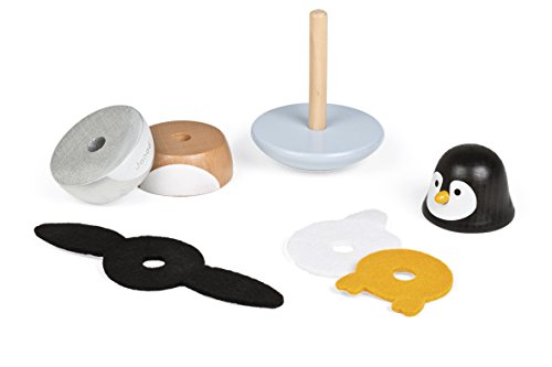 Janod Stacker & Rocker Penguin Toy, Mixed