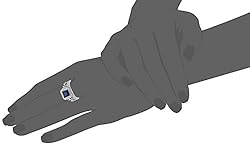 Amazon Collection Platinum-Plated Sterling Silver