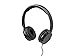 Monoprice Hi-Fi Lightweight On-Ear Headphones - with in-Line Play/Pause Controls and Built-in Microphone, Black