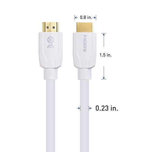 Cable Matters Premium Certified White HDMI Cable (Premium HDMI Cable