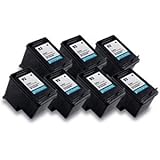 Printronic Remanufactured Ink Cartridge Replacement for HP 92 C9362WN Black 7 Pack