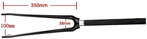 Wingeri Good easy to use bicycle parts parts Full Carbon Fiber Ultralight Road Bike Fixed Gear Bicycle Cycling Fixie Front Fork for Disc Brake/V-brake 28.6mm 700C 1-1/8