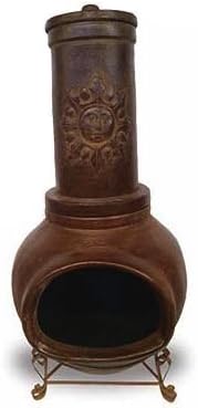 Fired Up Designs 41.5-inch Sunfire Clay Chiminea