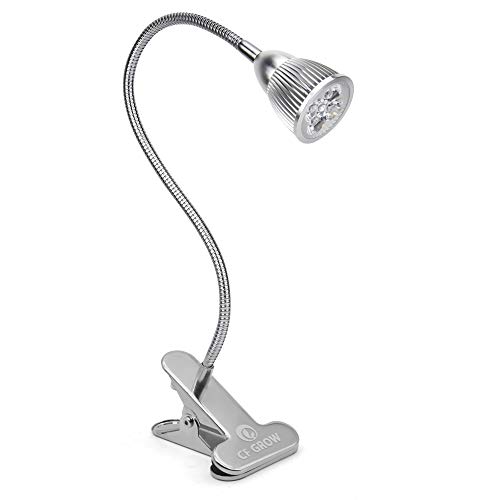 【Upgraded】Led Grow Light, CFGROW Desk Clip LED Plant Grow Lamp 7W with