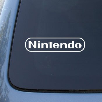 Nintendo - Game Console Playstation - Car, Truck, Notebook, Vinyl Decal Sticker #2515 | Vinyl Color: White