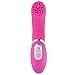 Silicone Clitoral Vibrator with Raised Nubby Ticklers and 7 Powerful Vibrating Functions