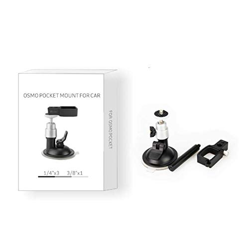 Hooshion Mount Bracket for Car Sucker for DJI Osmo Pocket,Gimbal Extension Module Holder Parts,Vehicle Window Suction Cup Mounting Adapter Converter - Thumbnail 5