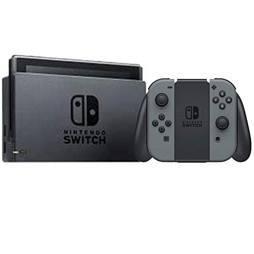 Nintendo Switch 32 GB Console w/Gray Joy Con (HACSKAAAA) Switch Minecraft + 2-Pack Screen Protector + Joy-Con Charging Dock + Hard Shell Travel Carrying Case Switch Lime Skin