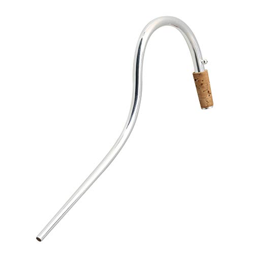Copper Sliver Plated Bassoon Bocal Crook Metal Mouthpiece 21.5CM
