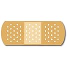 Band Aid Car Magnet 3 x 8 Flag Refrigerator Locker SUV Heavy Duty Waterproof