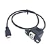 chenyang Mini USB 5pin Male to USB B Female Panel Mount Type Cable with Screws