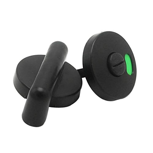 Buy Public Toilet Door Locking Rotating Red Green Indicator Knob Lock WC Vacant Engaged Bulkhead