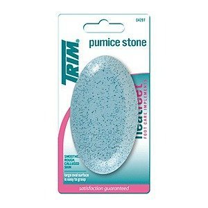 Trim Large Blue Oval Pumice Stone, 0.09 Pound by The W.E. Bassett Company