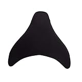 GOALUKK Mermaid Tails with Monofin for Swimming,Training Diving Fins Swim Fins for Kids and Adults(Black) (S-Child size)