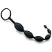 Fifty Shades of Grey Pleasure Intensified Black Silicone Anal Beads - Graduated Size - 7.5 inch
