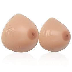 Vollence A Cup Triangle Silicone Breast Forms Fake