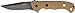 Columbia River Knife & Tool Hammond Desert Cruiser Folding Knife with Black Blade and Brown Zytel Handles
