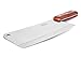 New Star Foodservice Heavy Duty Cleaver with Wooden Handle and 8-Inch by 3.5-Inch Blade