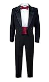 Spring Notion Boys' Black Classic Tuxedo with Tail