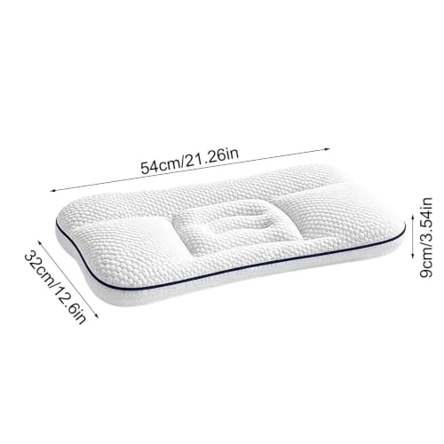 Kids Pillow – TPE Fabric Shoulder Support | Orthopedic Cervical Spine Correction Pillows For Side Sleepers | Breathable Bedding For Boys Girls Homes Apartments Daycare Travel Cars Airplanes