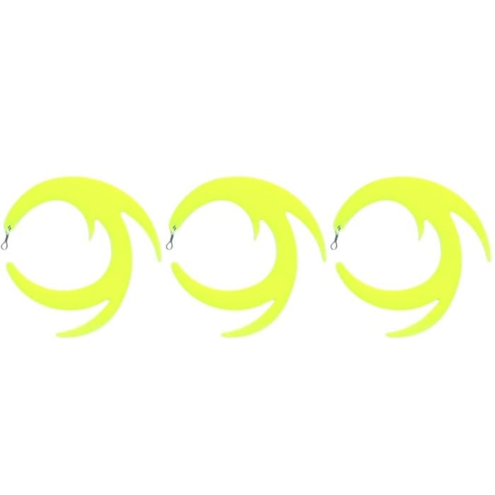 Dragon Wiggle streamer tails fly fishing predator 95mm (CHARTREUSE)