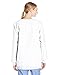 Landau Essentials Relaxed Fit 4-Pocket Snap-Front Scrub Jacket for Women 7525 White