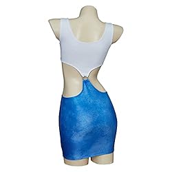 CosplayDiy Pretty Sexy Vivian Costume Women Blue