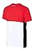 Scuderia Ferrari Formula 1 Men's Red/White/Black 2017 Cut and Sew T-Shirt F1