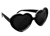 niceEshop(TM) Super Cute Heart Shaped Sunglasses Lovely Fashion Eyewear,Black