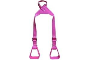 Showman Heavy Duty Nylon Adjustable Buddy Stirrups (Pink)