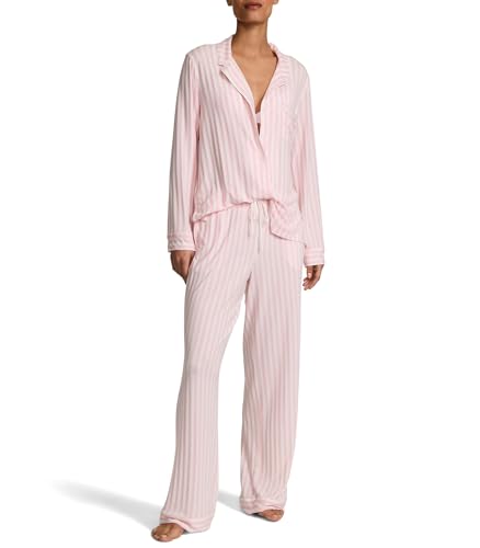 Victoria's Secret Modal Pajama Set, Long Sleeve Button Down Shirt and Pajama Pants, Sleepwear for Women (XS-XXL)