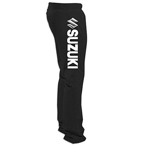 SDIFJDO Men's Suzuki Logo Sweatpants Black