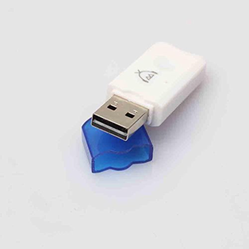 Coohole USB Bluetooth Stereo Light Fashion Audio Music Wireless Receiver Adapter For Car Home Speaker