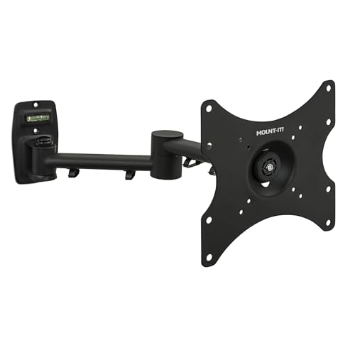 Mount-It! TV Wandhalterung | Neigbar | Gelenkarm für 13-42" Flachbildschirme und Monitore | VESA 75 bis 200 | 20kg Kapazität | Wohnmobil kompatibel