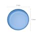 HM-tech 6pcs Bamboo Kids Plates for Baby Feeding, Toddler Plates (8” x 8” x 1”), Tableware for Baby Toddler Kids Bamboo Toddler Dishes & Dinnerware Sets