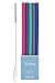 Just Bright Reusable Drinking Straws, 5 Colorful Straws With Cleaning Brush - Flexible Silicone Straws For Drinks - Fits 20oz & 30oz Tumblers, Bottles, Glasses - Reusable Straws Reduce Plastic Waste