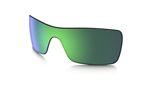 OakleyBatwolf Rectangular Replacement Sunglass Lenses, Prizm Jade Polarized, 27 mm