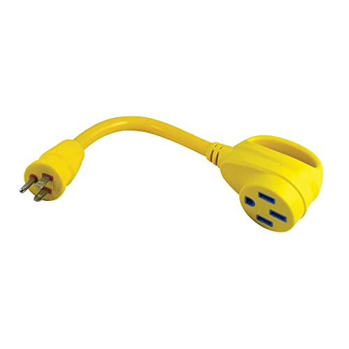 Marinco ParkPower 1550ARV 15 Amp, 125V Straight-Blade Male Plug to 50 Amp, 125/…