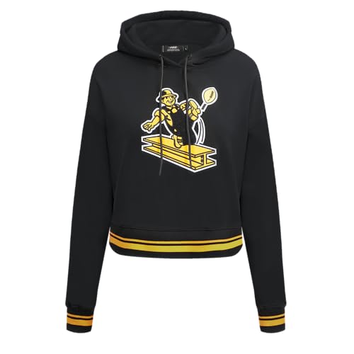 Pro Standard NFL Retro Classics - Sudadera Corta con Capucha de Rizo frances con Espalda cepillada para Mujer