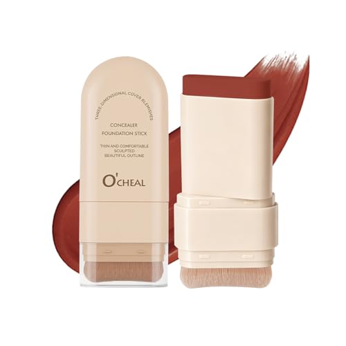 O'CHEAL 2-in-1 Foundation Concealer Stick with Brush, Contour 07# at Amazon