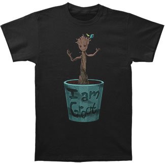 Authentic GUARDIANS OF THE GALAXY Dancing Groot Slim Fit T-Shirt S-2XL NEW