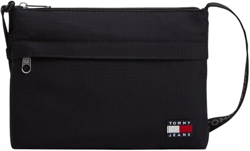 Herren Crossbody Bag Tasche Daily Ripstop mit Außentasche, Schwarz (Black), Einheitsgröße